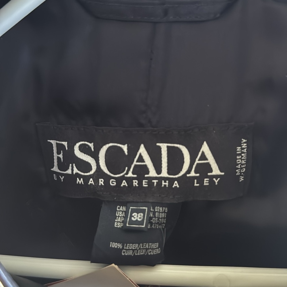 Escada Leather Jacket - Picture 2 of 5
